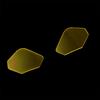 PSLER® Copertura protettiva per faro per MT-10 FZ-10 YZF R1 ZF R6(Giallo)