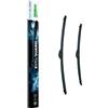 VALEO 566032 Spazzola tergi VALEO EVERGUARD VSK16 Un Kit di Spazzole Tergicristallo Flat Blade in Silicone con una durata X2 Lunghezze: 530mm/450mm Anteriore (Confezione da 2) 566032