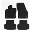 Mats4all Set di tappetini auto Compatibile con Skoda Karoq 2017-> | Antiscivolo | Con rinforzo | 4 pezzi | Tappetini per auto | Set di tappetini
