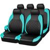 WSXCDE Auto Set Coprisedili, per Dacia Duster III (2024-2025) Pelle Confortevole Coprisedile Copri Traspirante Antiscivolo Anteriori Posteriori Protezione Sedile,F