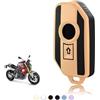 TOOMUME Cover Chiave TPU, Custodia Chiave Adatto per BMW Moto F750GS F850GS F900R C400GT R1200GS LC ADV R1200RS R1200RT R1250R R1250GS K1600GT, Copri Chiavi Guscio Chiave Auto Telecomando