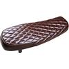 SDENSHI Sella Piatta Da Motociclista Marrone Per Motociclista In Pelle PU 63 Cm / 24,8.