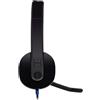 Logitech 981-000480 cuffia e auricolare cablato a padiglione ufficio usb tipo a nero