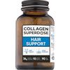 GOLD COLLAGEN COLLAGEN SUPERDOSE Hair Support - Collagene Marino Idrolizzato, Integratore con Biotina e Amminoacidi della Cheratina - Supporto per Capelli Più Forti, Folti e per il Cuoio Capelluto - 90 Compresse