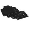 MTM PRO-123 Tappetini per Audi A3 (8P) & SPORTBACK 05.2003>09.2012 , su Misura in Velluto, Bordi in Similpelle e Doppia Impuntura Cromata