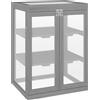 Outsunny Serra Trasparente per Esterni con 2 Ripiani Inseribili e Rimovibili, in Legno e Policarbonato, 58x44x78 cm | Aosom Italy