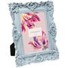 Laura Ashley Cornice portafoto in resina decorata a mano, 10 x 15 cm, con cavalletto e gancio, per esposizione su tavolo e parete, design floreale decorativo, decorazione per la casa, galleria