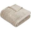 ATMOSPHERA CREATEUR D'INTERIEUR - Ollis, un giaciglio di flanella beige 130x180cm