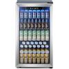 Electactic - Mini frigorifero da 130 lattine per bevande, frigorifero da 3,2 piedi cubi per bibite, birra da vino, refrigeratore digitale per controllo della temperatura per la casa, camera da letto,