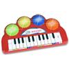 Bontempi | MiniMelody: Tastiera Giocattolo Elettronica a 24 Tasti con Microfono per Piccoli Musicisti, Rossa, 280x162x45 mm