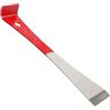 Generic Raschietto multifunzione 3 in 1 in acciaio inox per la lavorazione del legno, con testa piatta per sollevare la leva, strumento manuale (rosso)