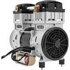 Mermajestic Testa del compressore d'aria 1500 W, 140 l/min, compressore silenzioso, con 2 silenziatori, motore in rame 1380 giri/min, testa della pompa silenziosa, basso rumore per officina garage