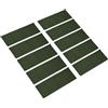 Generic Sacchi di Sabbia Anti-alluvione, 10 Pezzi Sacchi di Sabbia Riutilizzabili di Facile Utilizzo per la Porta del Garage (verde scuro)
