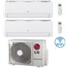 Lg Climatizzatore Condizionatore LG Dualcool Libero Smart R32 Wifi Dual Split Dual Inverter 7000 + 9000 BTU con U.E. MU2R15 Classe A+++/A++ NOVITÀ 2026