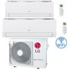 Lg Climatizzatore Condizionatore LG Dualcool Libero Smart R32 Wifi Dual Split Dual Inverter 7000 + 18000 BTU con U.E. MU3R19 Classe A+++/A++ NOVITÀ 2026