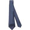 KITON CRAVATTA SETA KITON 04 BLU Uomo