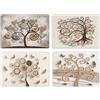 Lupia Tovagliette Americane Lavabili Set 4 pz PVC TREE 28,5x43 cm | Antimacchia e facili da pulire, per tavola cucina colazione pranzo cena bar pizzeria ristorante