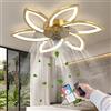 MONIK Plafoniera Con Ventilatore E Telecomando Tale Lampadario A Sospensione A Sospensione A Sospensione A Sospensione A LED Silenziosa Dimmable Velocità Del Vento Regolabile Soffitto Moderno