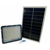 openspaceshop FARO FARETTO LED 600W IP66 PANNELLO SOLARE TELECOMANDO CREPUSCOLARE BATTERIA LIT