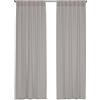 domus&trend - Tenda da arredo per Interni Ignifughe Filtranti, Tende a Pannello 140x300 cm, Per Casa Binario o Bastone, Tende a Pannello Moderne, 100% Made in Italy (Tortora_Attacco per bastone)