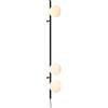 Qazqa vertical - Appliques Design - 3 luce - H 120 cm - Nero - Design - Soggiorno I Camera da letto I Sala da Pranzo I Cucina