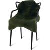 Decorating Sheepskins Premium Australian - Pelle di pecora in vero, inodore, vera pelliccia di agnello, per il divano, pelle di pecora, pelle di agnello (Verde Tosato, 60 x 90 cm)