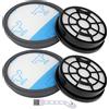Leadaybetter 4 Pezzi Filtro per Rowenta Swift Power Cyclonic Aspirapolvere RO2910EA RO2913EA RO2915EA RO2932EA RO2933EA RO2957EA RO2981EA,Filtri HEPA con Filtro Spugna Ricambio di Accessori ZR904301
