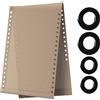 Eawfgtuw Gravity - Tessuto di ricambio per sedia reclinabile, 160 x 48 cm, kit di riparazione con corde, per sdraio da campeggio, spiaggia, copertura in rete (beige)
