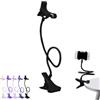 Generico Supporto Telefono A Collo D'oca Da Lettos, Porta Cellulare Da Collo, Morsetto Per Cellulare Clip, Supporto Flessibile A Braccio Lungo Da Soffitto, Supportos Da Comodino Lazy Per Scrivania, Tavolo(A-)