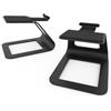 Kanto SE2 Elevated Desktop Speaker Stand for Small Speakers | Black | Pair