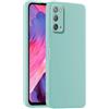 HULLIN Custodia per Telefono in Silicone Colorato, Adatta per Samsung Galaxy Note20 (6.7) - Ciano chiaro