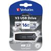 Verbatim 49172 USB 3.0 V3 Nero 16 Gb