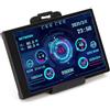 Bewinner Monitor della Temperatura del Computer IPS da 3,5 Pollici, Display del Pannello del Sensore del PC, Monitor dei Dati della della CPU del PC HDD Display della Temperatura del