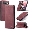 Azororo Cover per Google Pixel 10 Pro 5G, Premium PU Pelle Custodia, Magnetica Carta Fessura Portafoglio Case, Flip Cavalletto Custodia per Google Pixel 10 Pro - Vino Rosso