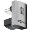 goobay Adattatore USB-C 240 W 40 Gbit Estensione 180° a Forma di U USB4 (da Maschio a Femmina) / Adattatore USB 4.0 8K @60Hz, Compatibile con versioni precedenti USB 3.1, USB 2.0, 74445