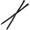 TOMETURE 1 Paio di Cinghie per Coltello subacqueo - Cinghie di Ricambio con Fibbia in Gomma per Supporto da Gamba del Coltello subacqueo - Attrezzatura Impermeabile di Ricambio, Lunghezza 51