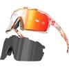 SCVCN Occhiali Fotocromatici Ciclismo Polarizzati Uomo Occhiali MTB Donna Occhiali Bici da Corsa Occhiali da Sole Sportivi TR90 Occhiali da Sole Ciclismo Occhiali Mountain Bike Running Blu