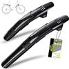Desing Wish Parafango Bici Set Anteriore e Posteriore Parafango MTB Universale Regolabile Mountain Bike Fender Mud Guard Parafango Bici Accessori per 26-29 Pollici Uomini Regalo
