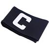 VANZACK Bracciale da capitano di calcio C-Mark, regolabile, per allenamento della palla, capitano, accessorio 1 pezzo (nero)