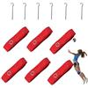 Generic Nastro per marcatura pallavolo: ancoraggi di facile installazione, linee di campo durevoli ad alta visibilità, limiti sportivi di fiume premium, da pallavolo, kit completo di