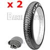 RMS N°2 Copertone / Pneumatico CST 26 x 4.00 + N°2 Camera D'aria Bici FAT BIKE