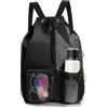 dellyy Borsa da Spiaggia In Mesh, 48 * 29 * 15 cm Zaino Sportivo Impermeabil, Zaino da Spiaggia con Coulisse, Zaino da Nuoto Unisex, Zaino da Bagno, per Nuoto, Sport, Viaggi, Fitness