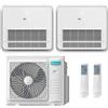 HISENSE Condizionatore Hisense Console a Pavimento Dual Split 18000+18000 BTU Inverter 5AMW105U4RQC A++ R32