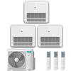 HISENSE CONDIZIONATORE HISENSE CONSOLE A PAVIMENTO TRIAL SPLIT 9000+12000+12000 BTU INVERTER 5AMW105U4RQC A++ R32