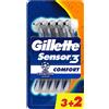 Gillette Sensor3+ Comfort Rasoio Da Uomo A 3 Lame 1 Manico + 3 Lamette + 3 Gratis**