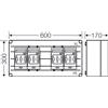 Hensel Dispositivo di bloccaggio HENSEL HENS MI6465 4X3XNH00 5POL. metrico pre-stampaggio