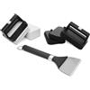 Weber 3400021 Kit di Pulizia per Piastra 8 Pezzi, Nero
