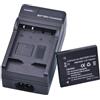 CQJFCYBRA DMW-BCK7 BCK7 NCA-YN101G Batteria+Caricabatterie, Compatibile Con Panasonic, For DMC-FP7 DMC-FS16 DMC-FS18 DMC-FS22 DMC-FS28 FS35 DMC-FS37 FS40,FT30