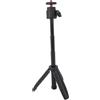 CHICIRIS Treppiede con Asta di Prolunga per Fotocamera, Bastone Selfie Estensibile in Alluminio con Rotazione di 360 Gradi e Connettore Filettato 1/4, per Fotocamere Sportive e Smartphone