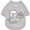 Star Wars for Pets The Mandalorian Dog T-Shirt, Small (S) | The Mandalorian & GROGU Tee Shirt per Cani | Abbigliamento per Animali Domestici Star Wars, Maglietta per Cani Star Wars